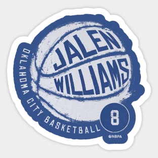 Jalen Williams Oklahoma City Basketball Sticker